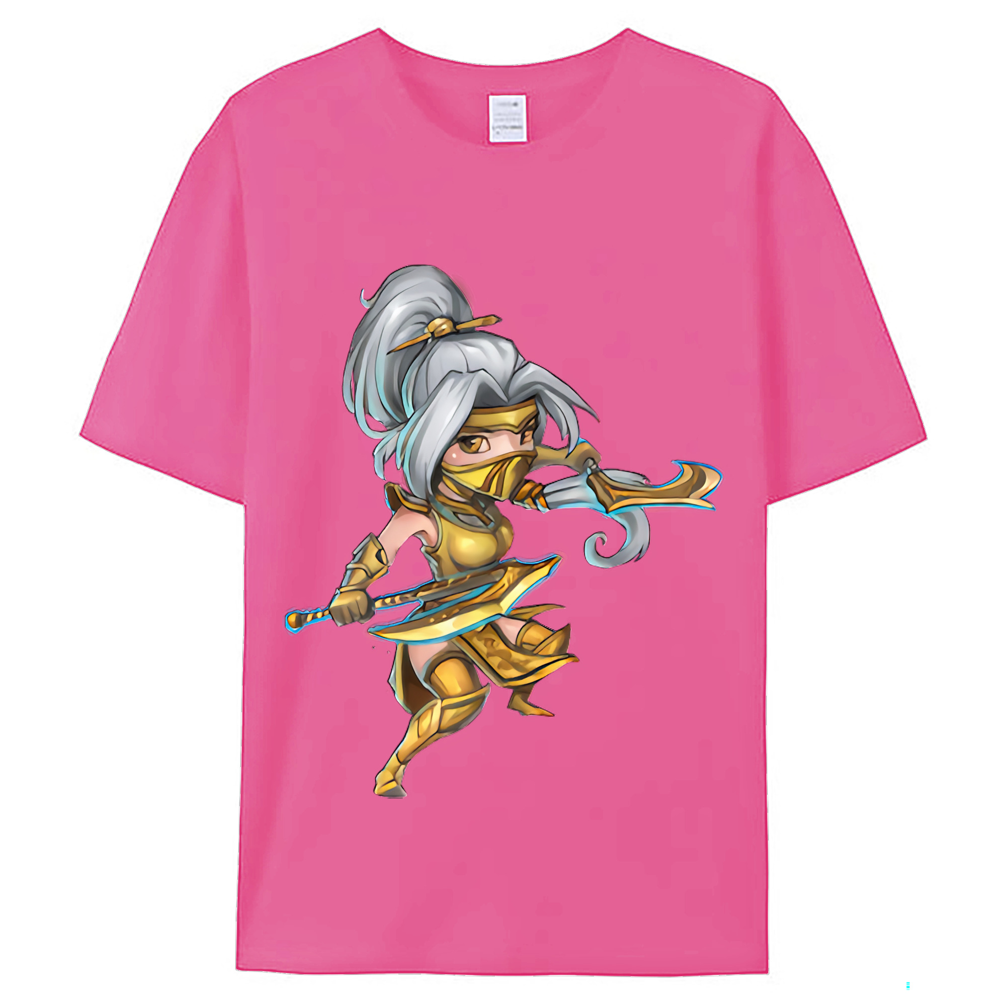 （画像用） リーグ・オブ・レジェンド League of Legends LOL レディースカジュアルプリントTシャツ（綿100％）